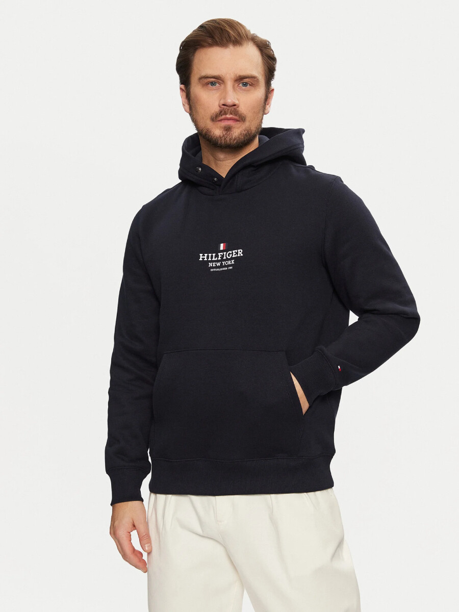 Tommy Hilfiger pánská tmavě modrá mikina MW0MW39050 S
