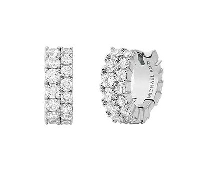 Michael Kors Kruhové náušnice s kubickými zirkony Premium MKJ8518040