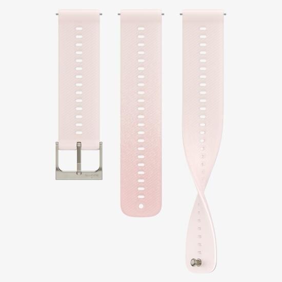 Suunto Řemínek Athletic 6 Silicone Powder Pink S/M pro Race S a kompatibilní