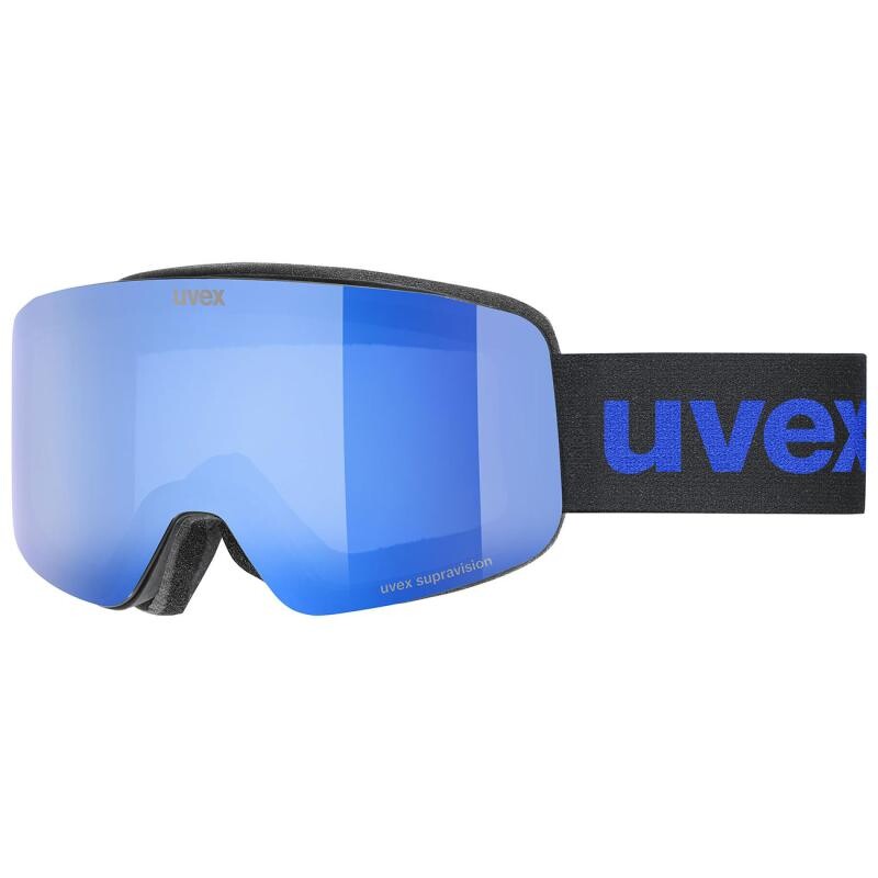 Uvex Pwdr Fm Black Matt / Mirror Blue