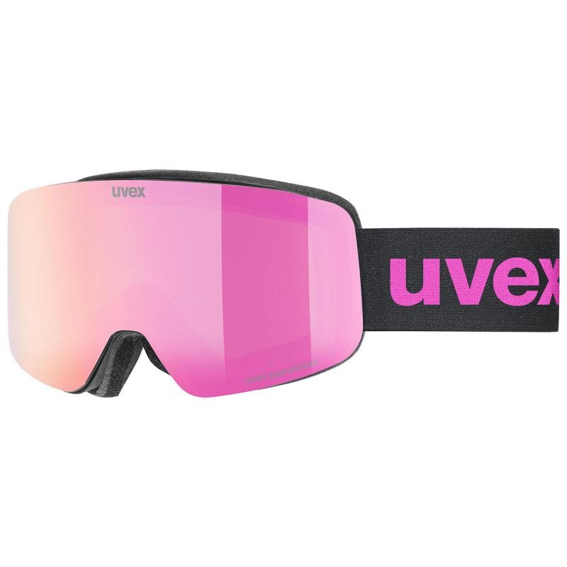 Uvex Pwdr Fm Black Matt / Mirror Pink (s2)