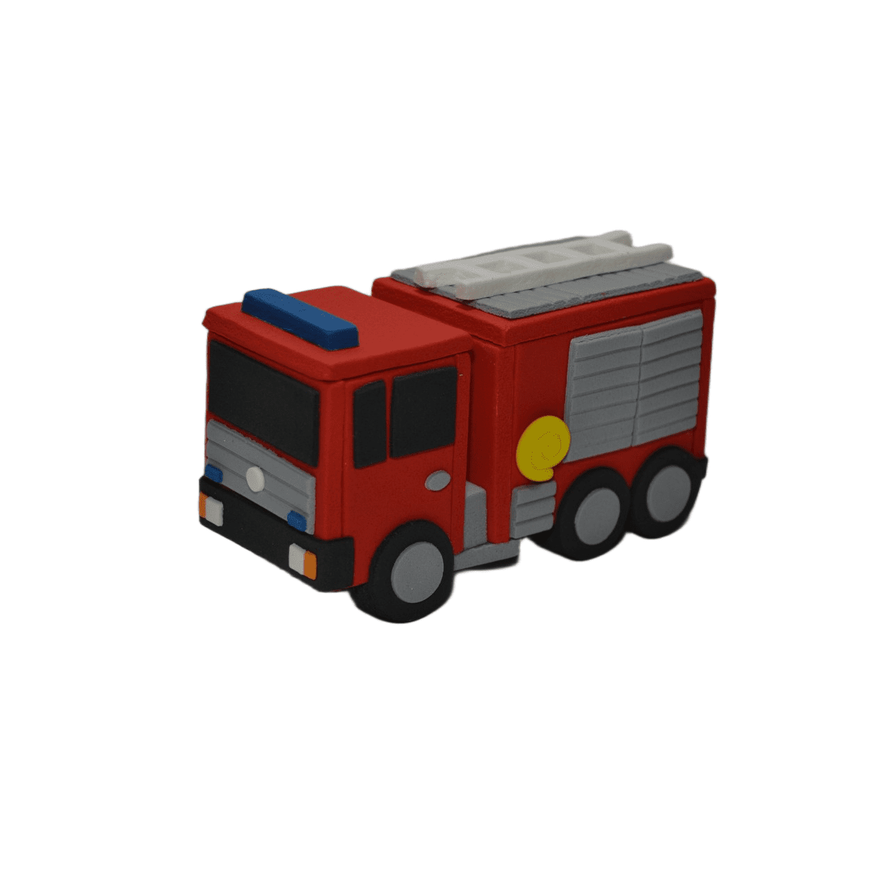 Hasičské auto nejedlá cukrová dekorace 14x8x6cm - Gricko Ivanjica