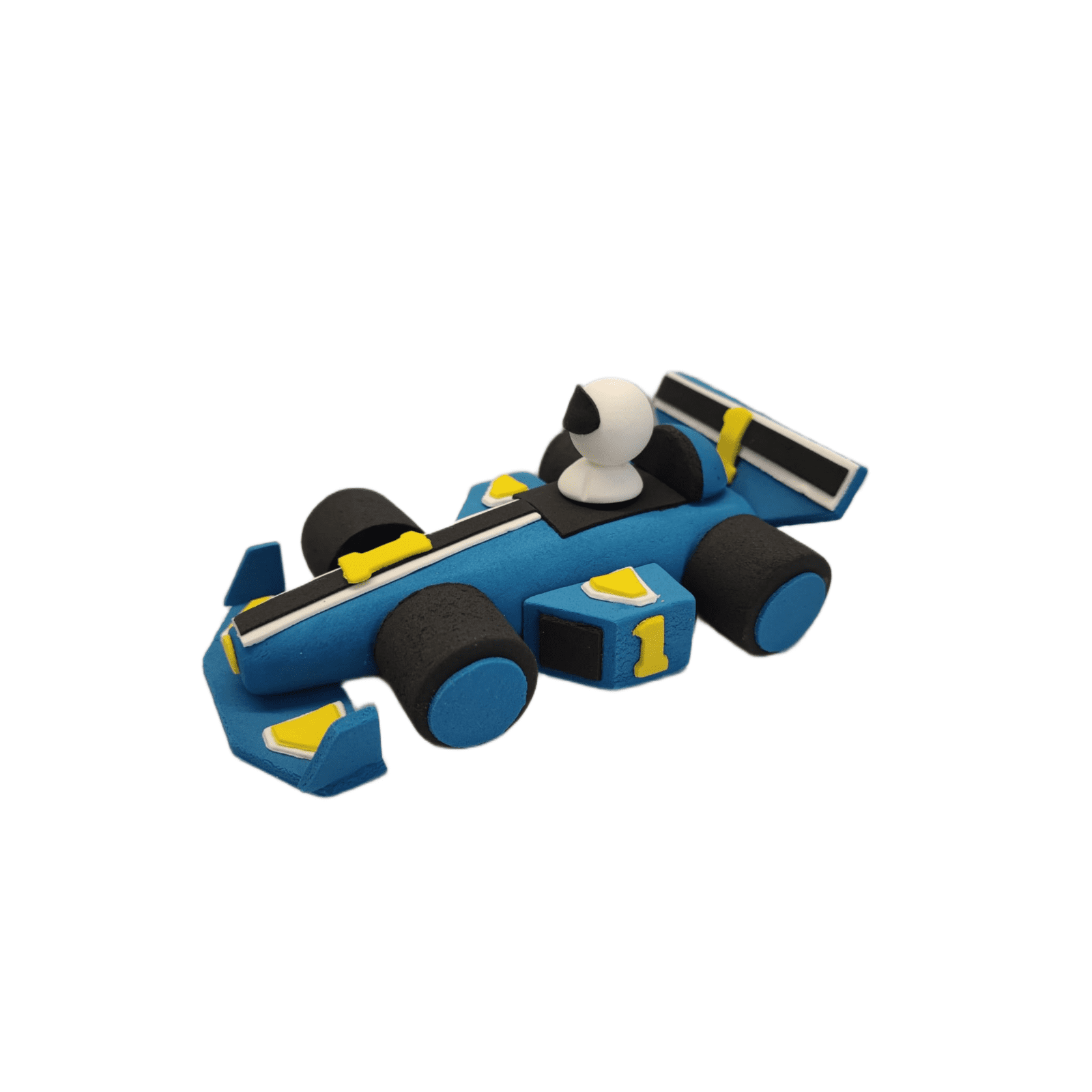 Modrá formule nejedlá cukrová dekorace 11x9x6cm - Gricko Ivanjica