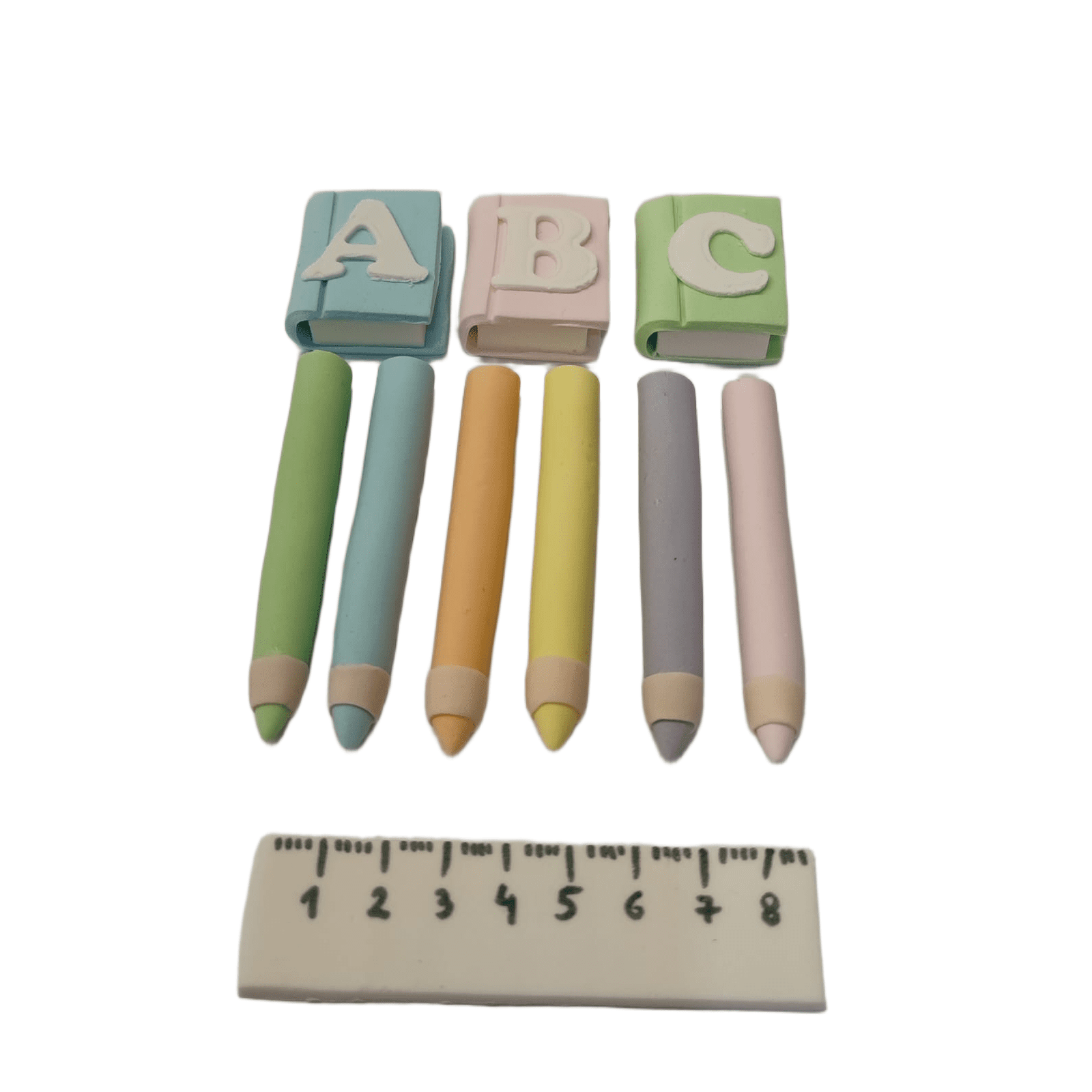 Pastelky nejedlá cukrová dekorace 8cm - Gricko Ivanjica