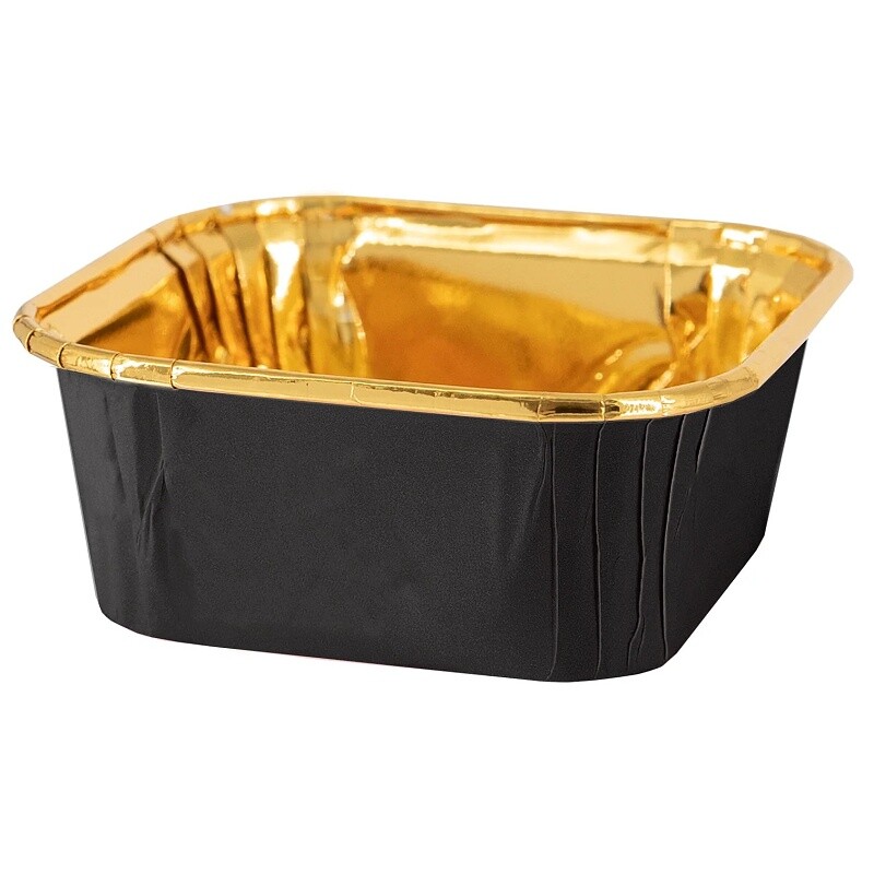 Formičky na pečení černo-zlaté 10ks