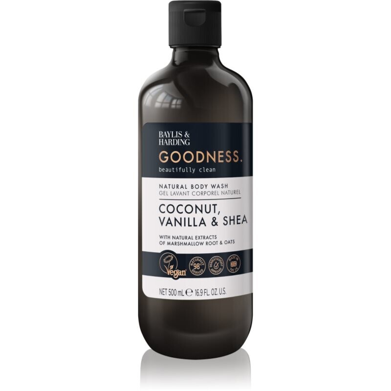 Baylis & Harding Goodness Coconut, Vanilla & Shea přírodní sprchový gel 500 ml