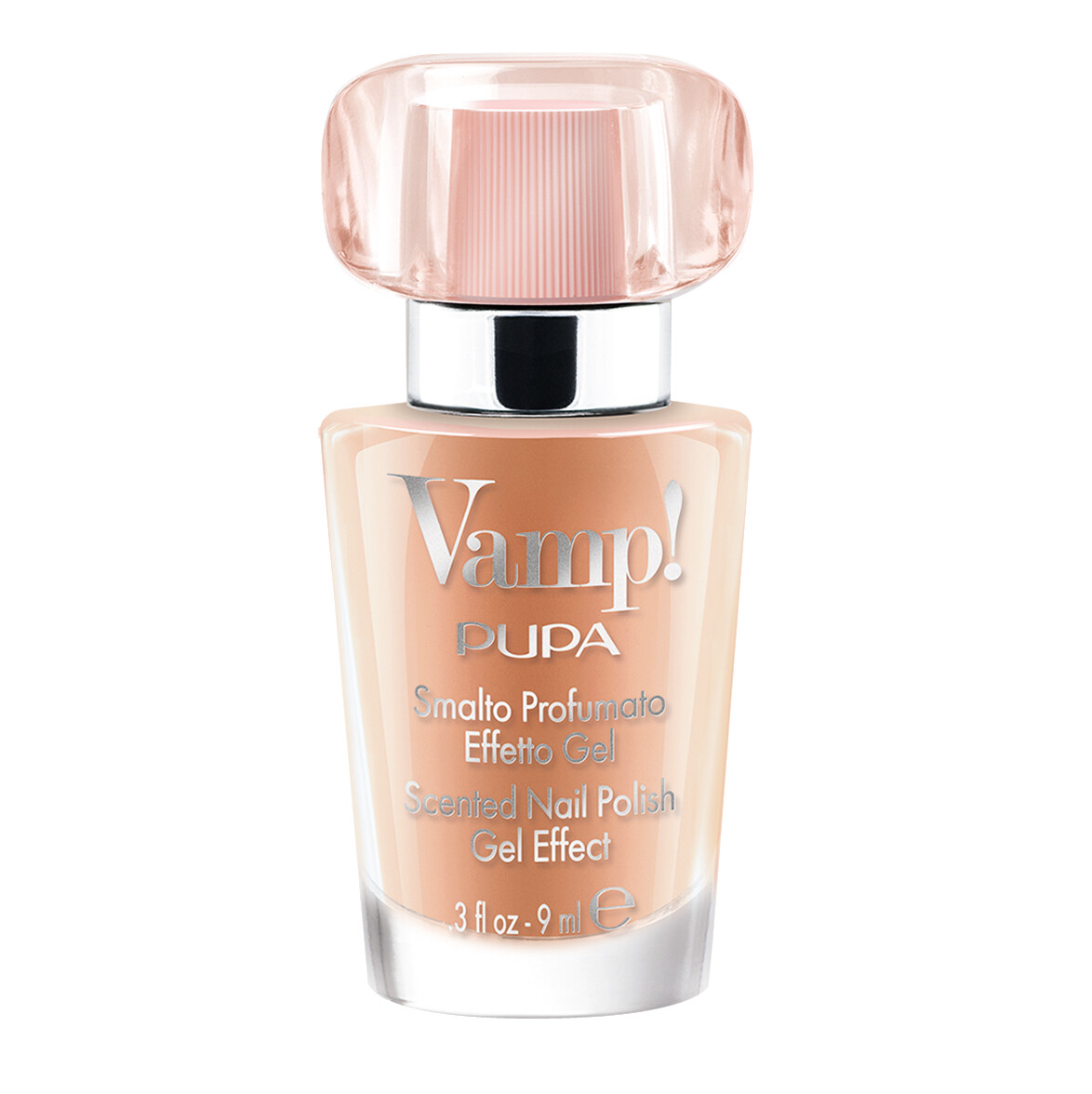 PUPA Milano Lak na nehty s vůní Vamp! Pink Fragnance (Scented Nail Polish Gel Effect) 9 ml 103 Powder Pink