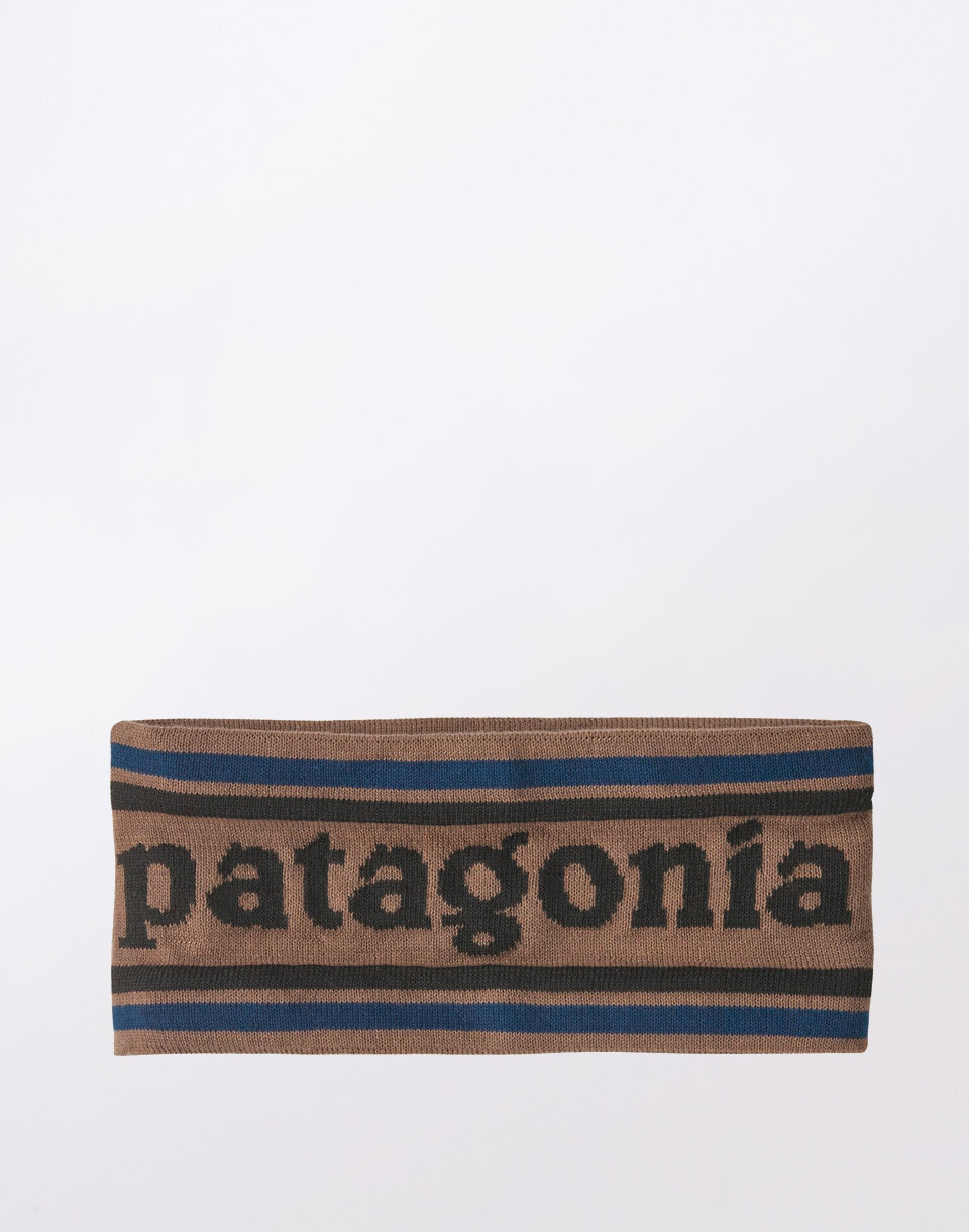 Patagonia Powder Town Headband Park Stripe: Marlow Brown