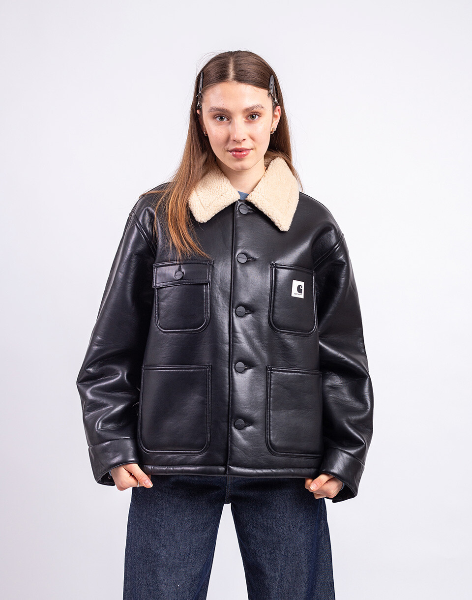 Carhartt WIP W' Shepton OG Michigan Coat Black/Natural XS