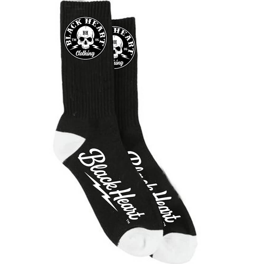BLACK HEART Dominator Socks černá - 8-9