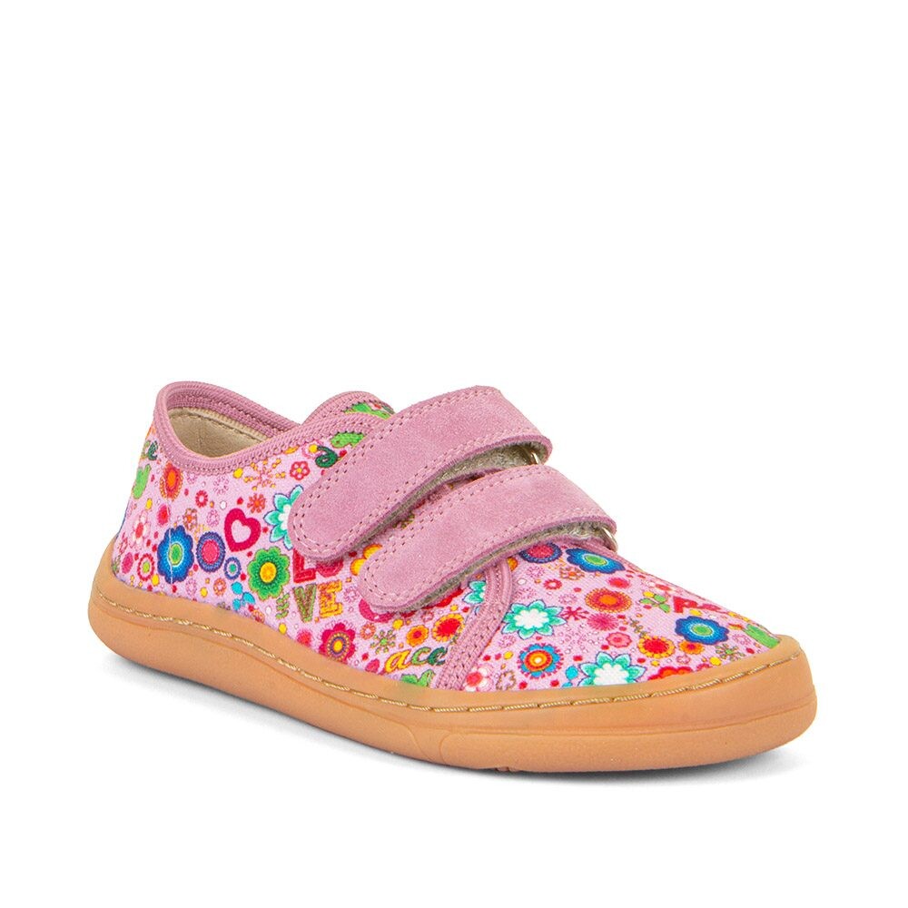 Dívčí barefoot tenisky CANVAS Pink+ Froddo G1700379-33 růžová - 30