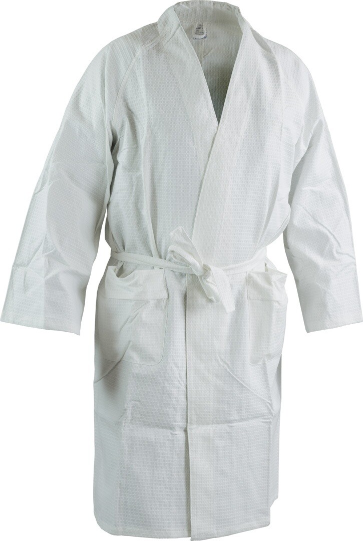 Župan vaflový bílý bavlna Itálie originál Velikost: TAGLIA II. / 50-52 (S-M)