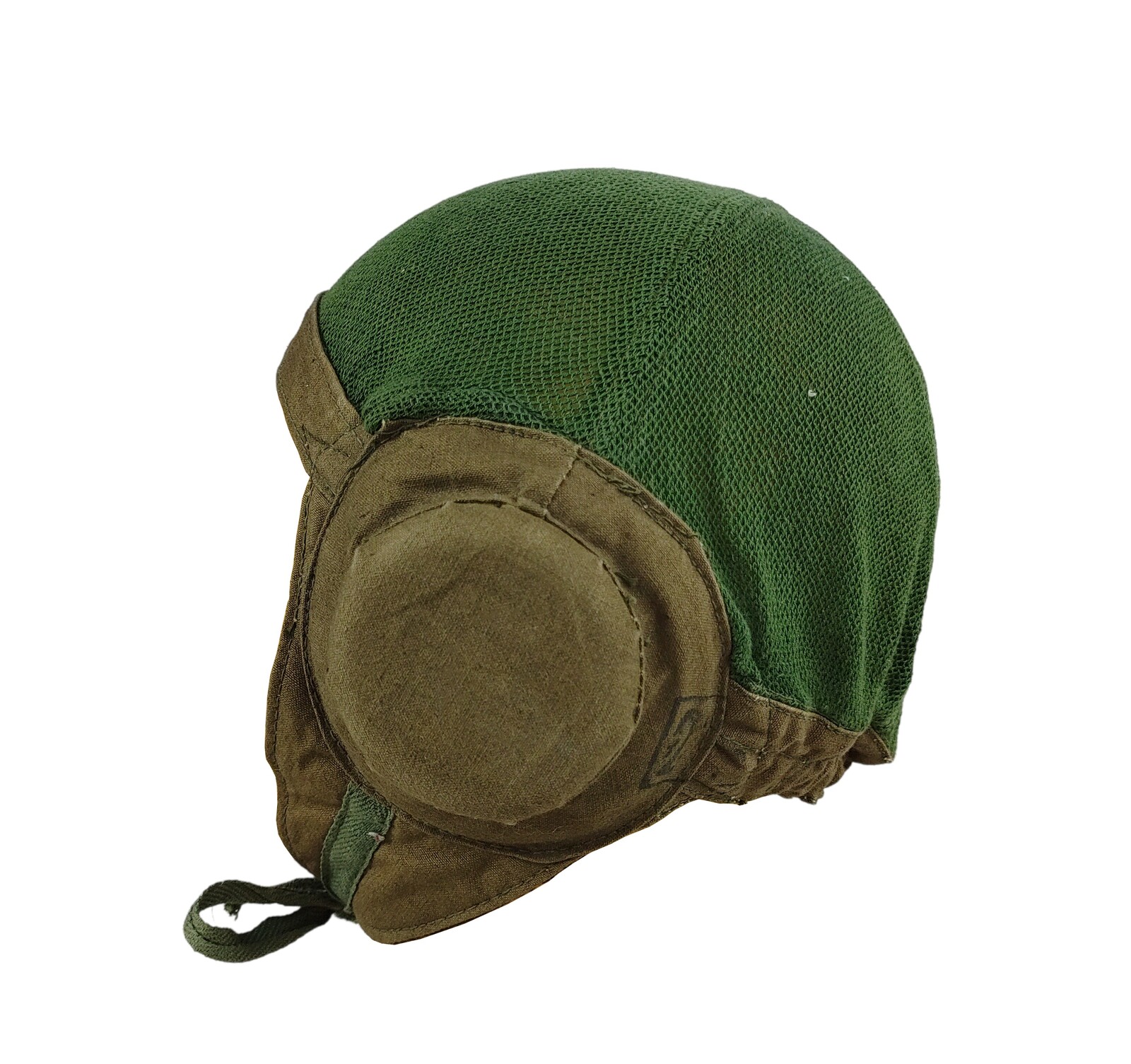 Helma dělostřelecká kukla s chráničem sluchu SSSR (Rusko,CCCP) originál Velikost: 3. (58-59cm)