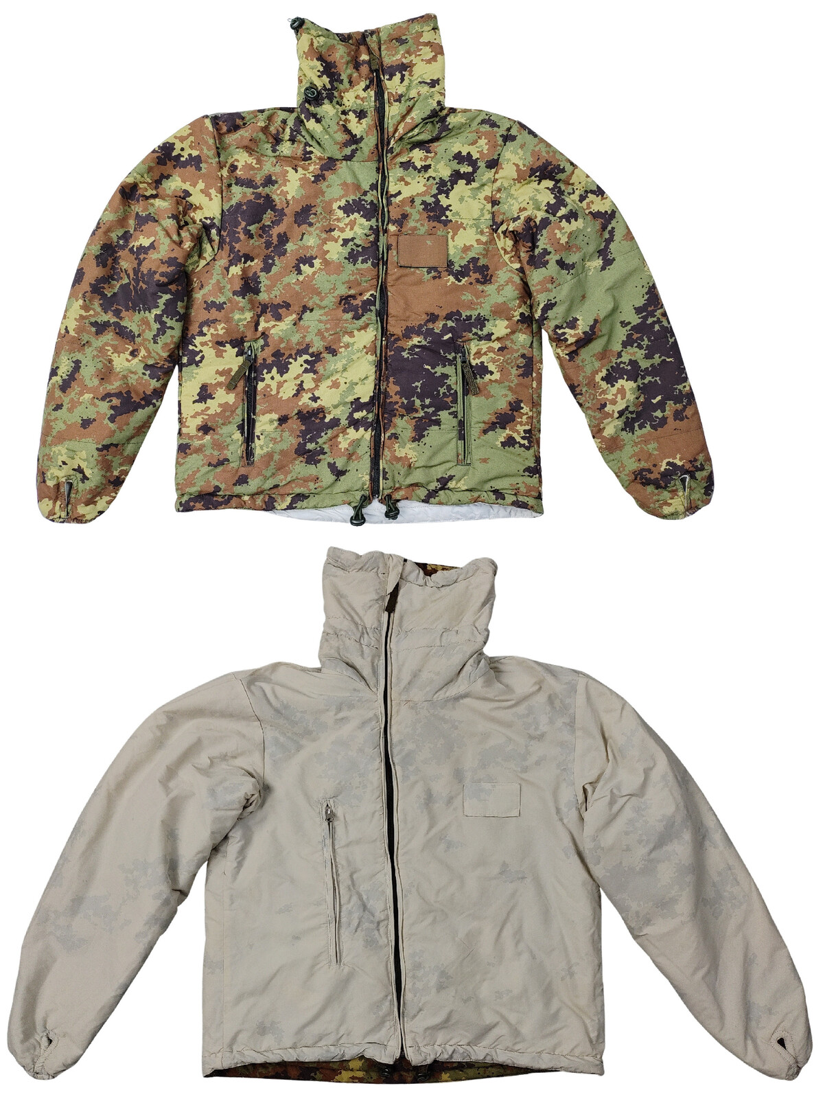 Bunda zimní oboustranná Vegetato/Snow Camo horský pluk Alpini Itálie originál Velikost: L zánovní