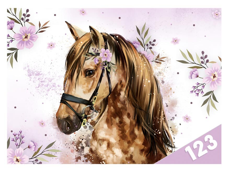 MFP 8021039 Desky na číslice Kůň