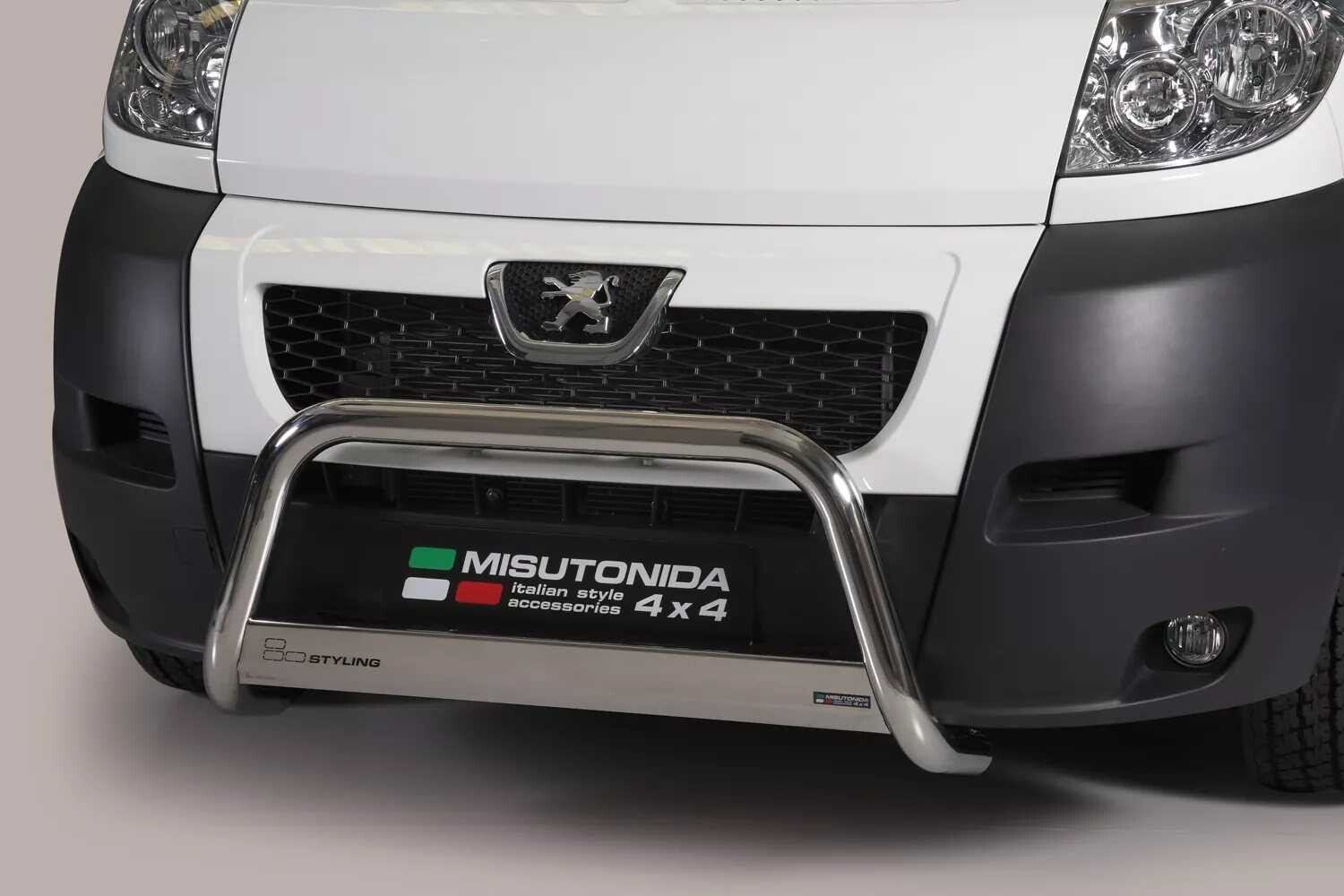 Misutonida Přední ochranný nerez rám PEUGEOT Boxer 2006/2013 LWB