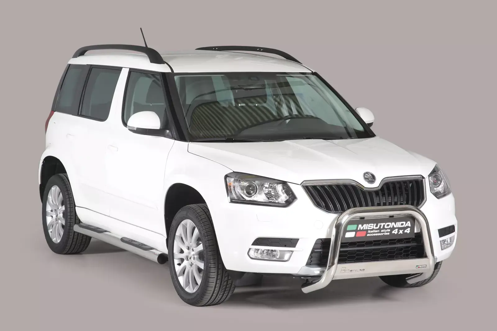 Misutonida Přední ochranný nerez rám SKODA Yeti 2014 > 4X2