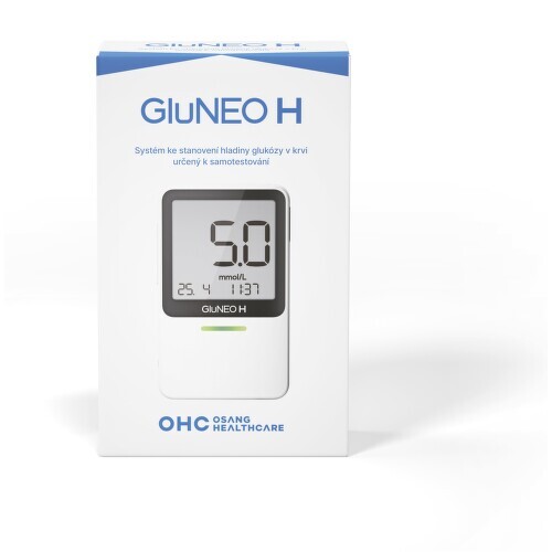 GluNEO H Systém Systém ke stanovení hladiny glukózy v krvi určený