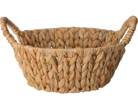 Pletený úložný košík 26x11 cm, vodní hyacint