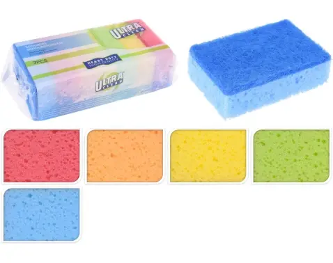 Houbičky na nádobí (7 ks) Ultra Clean, barevné