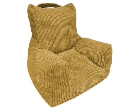 Dětské křeslo Tobi Plus, žlutá strukturovaná látka