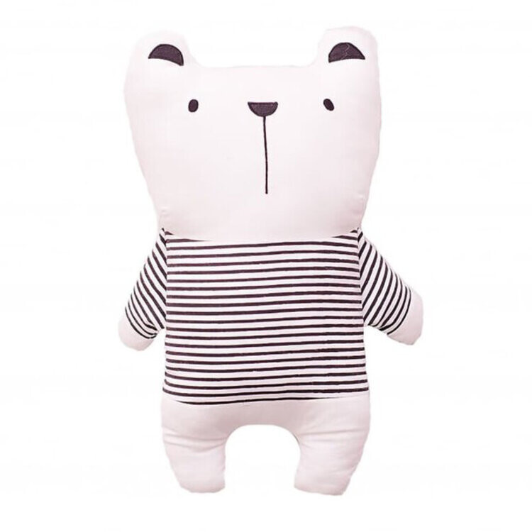 BIZZI GROWIN Měkký polštářek medvídek