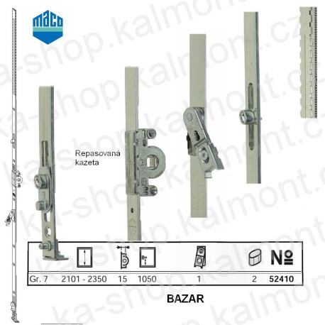 Převod Maco Multi Trend Gr 7, FFH 2101-2350, G1050, DM 15, Bazar. Rozsah jen 2101-2250 !, Provedení Levý Maco