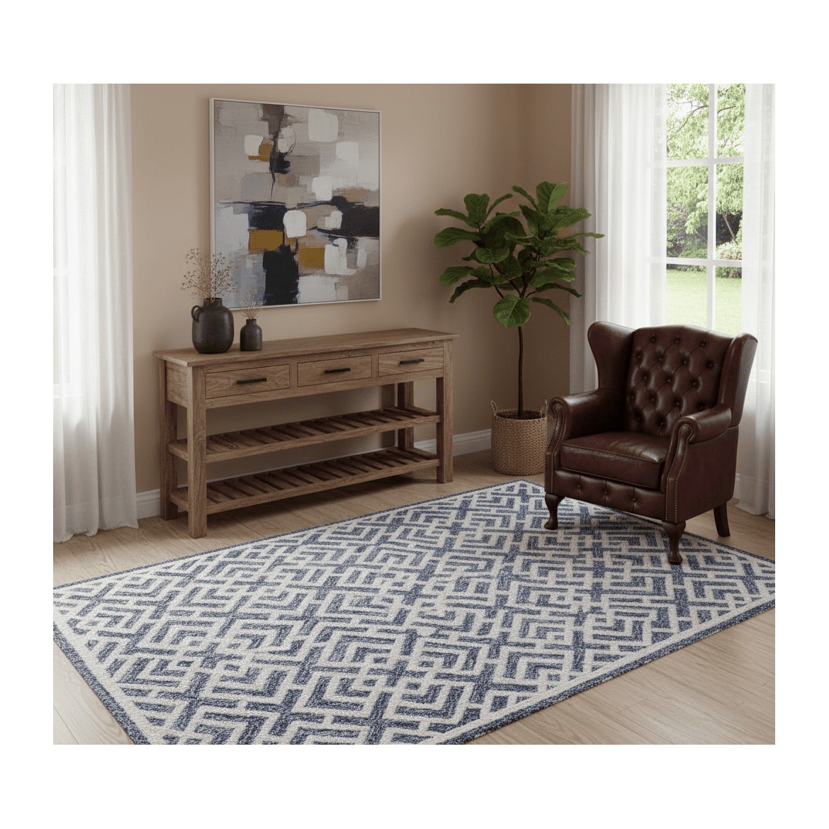 indickynabytek.cz - Koberec BOESMAN-III 160x230 cm z pravé vlny a bavlny