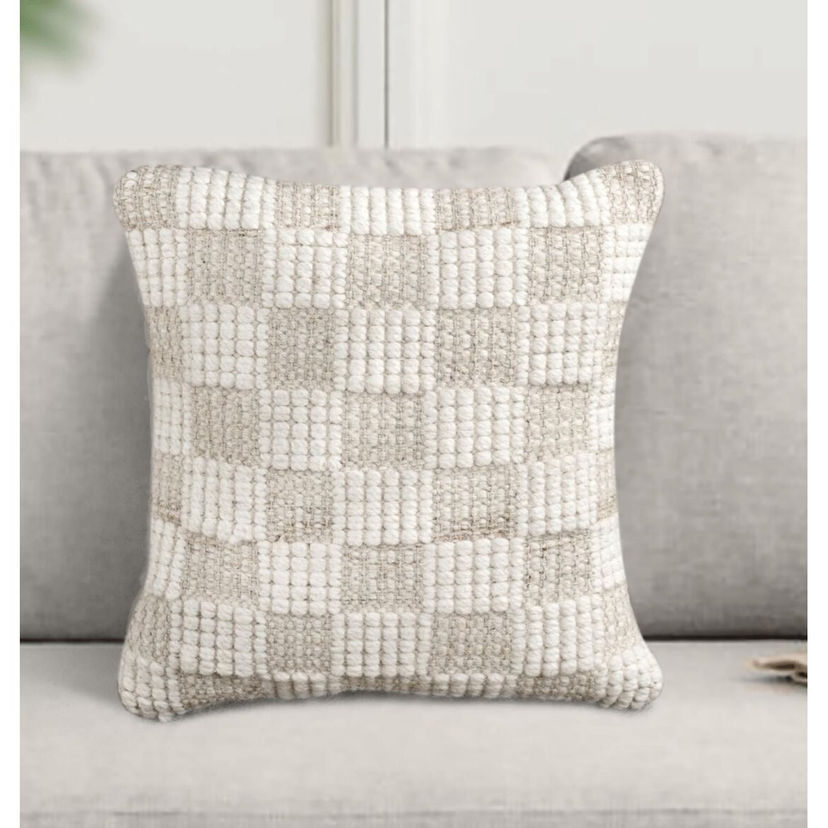 indickynabytek.cz - Polštář GIANH 45x45 cm z pravé vlny a bavlny