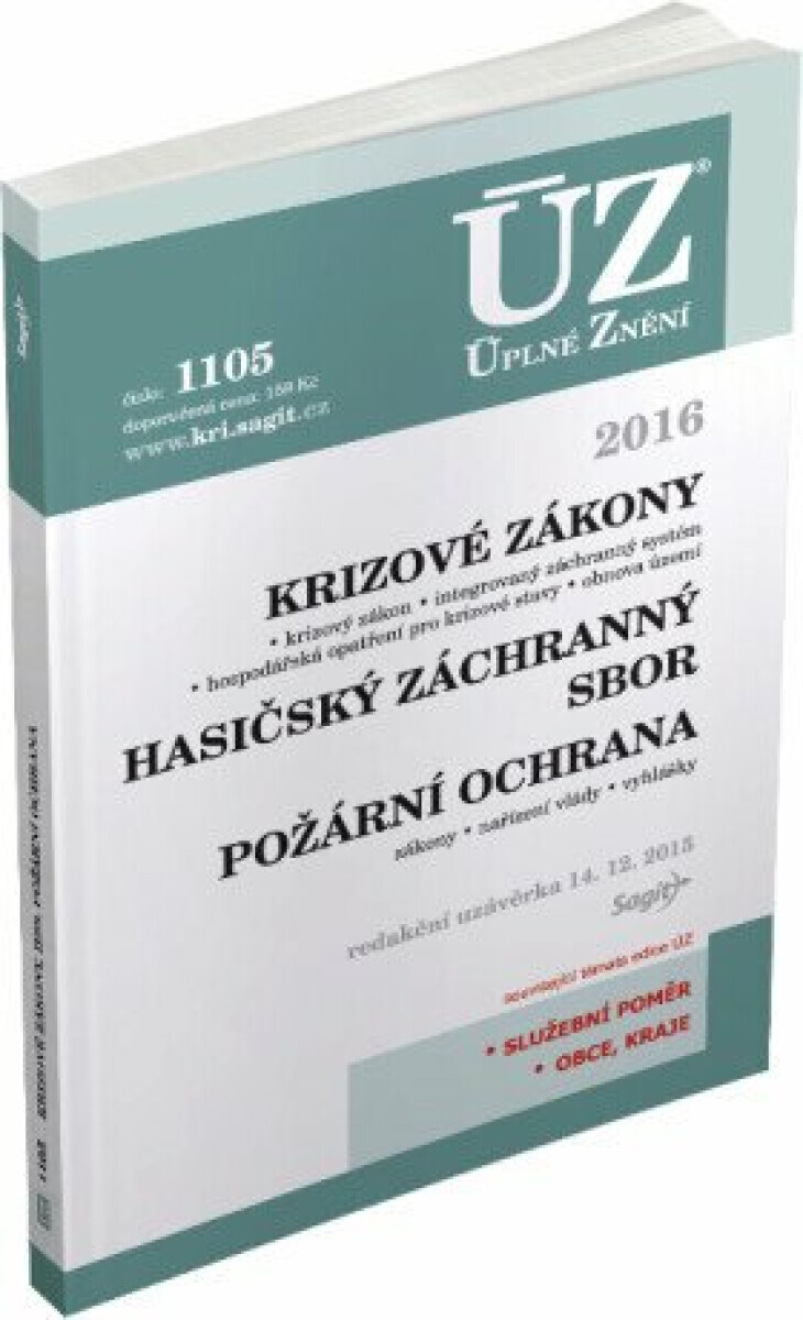 ÚZ 1662 Krizová legislativa, HZS, Požární ochrana, Obnova území