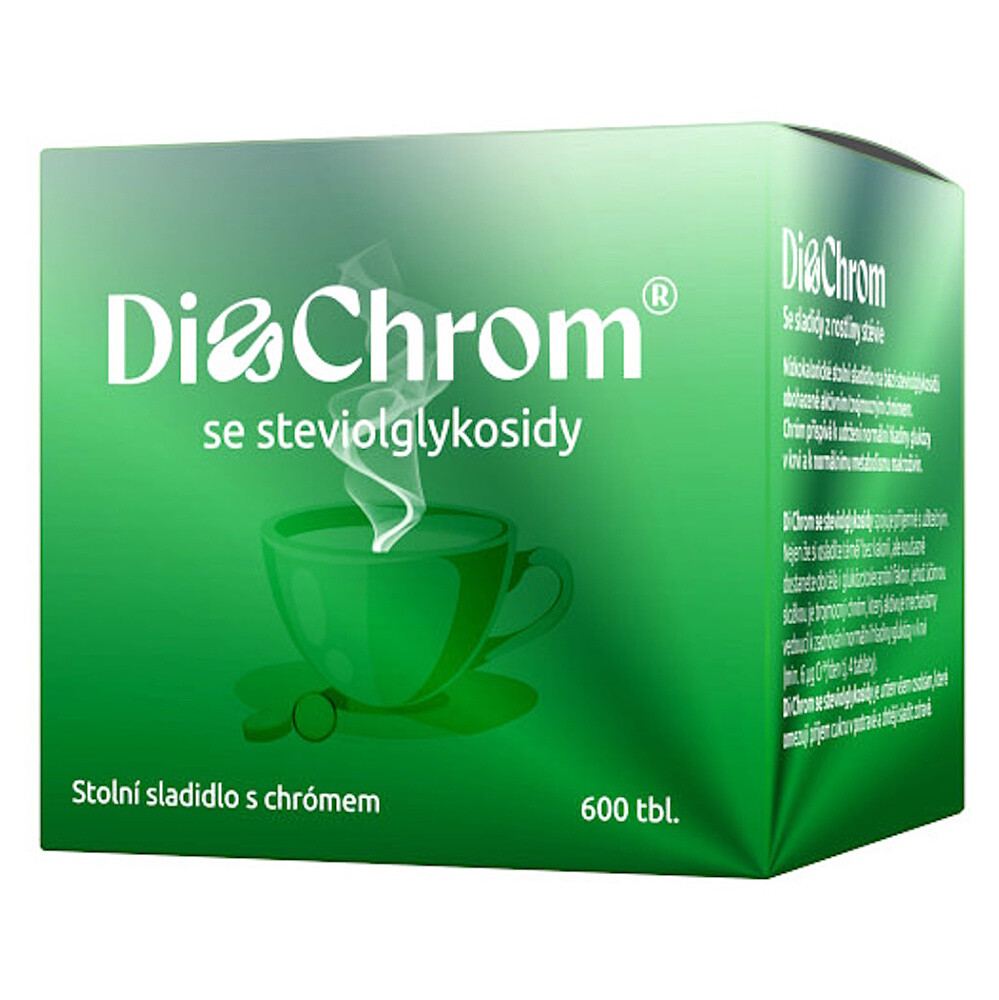 DI CHROMSe steviolglykosidy stolní sladidlo 600 tablet