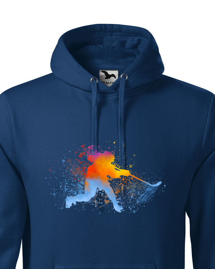 Pánská mikina pro hokejisty s potiskem hokejisty - dárek pro milovníky hokeje