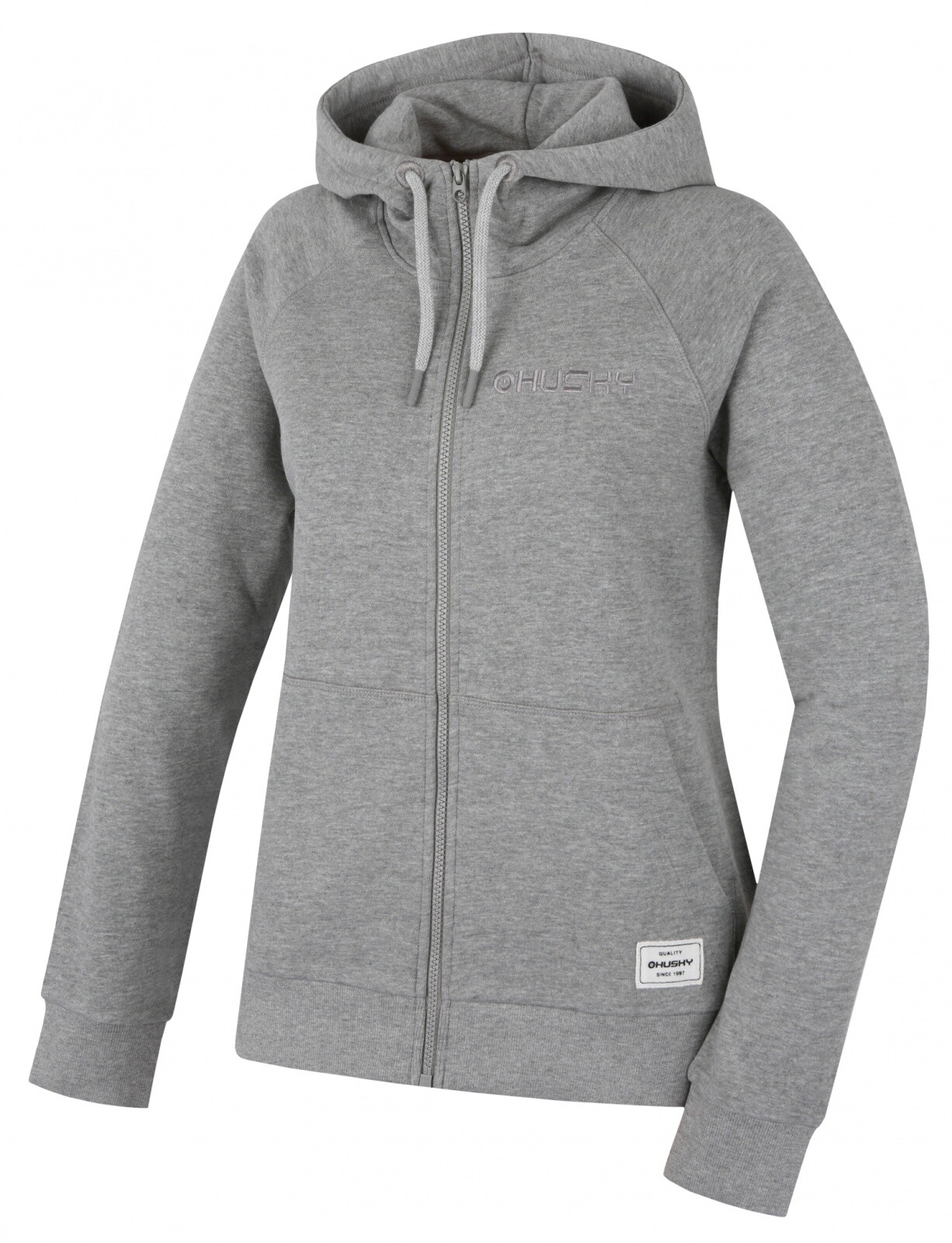 Husky Dámská bavlněná mikina Brool L grey Velikost: L