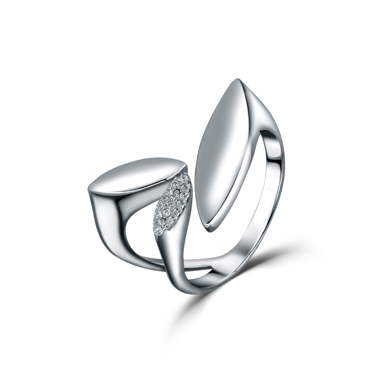 Prsten se syntetickými kameny 126-391-2062 55