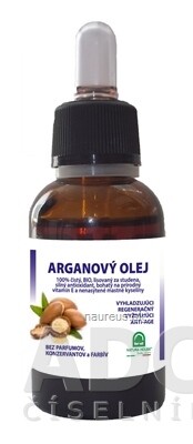 Natura House S.r.l. NH - Arganový olej BIO s kapátkem 1x30 ml 30ml