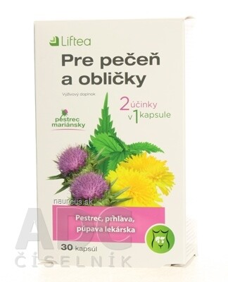 Biomedica s.r.o. (CZ) LIFTEA PRO játra a ledviny cps 1x30 ks 30 ks