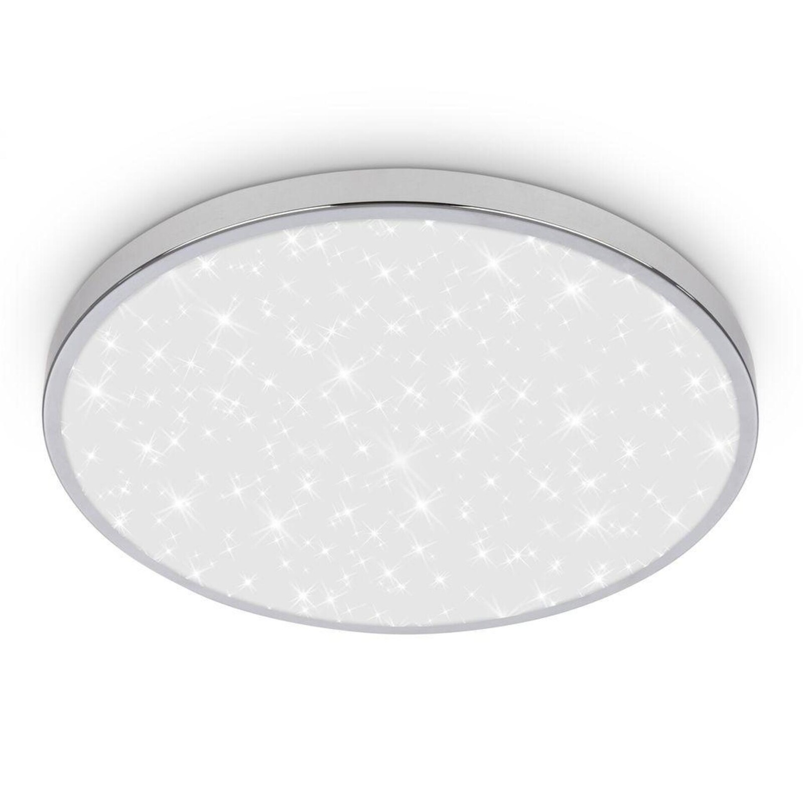 LED stropní svítidlo BRILONER Tak průměr 33cm 22W IP44 hvězdné nebe chrom 3934018