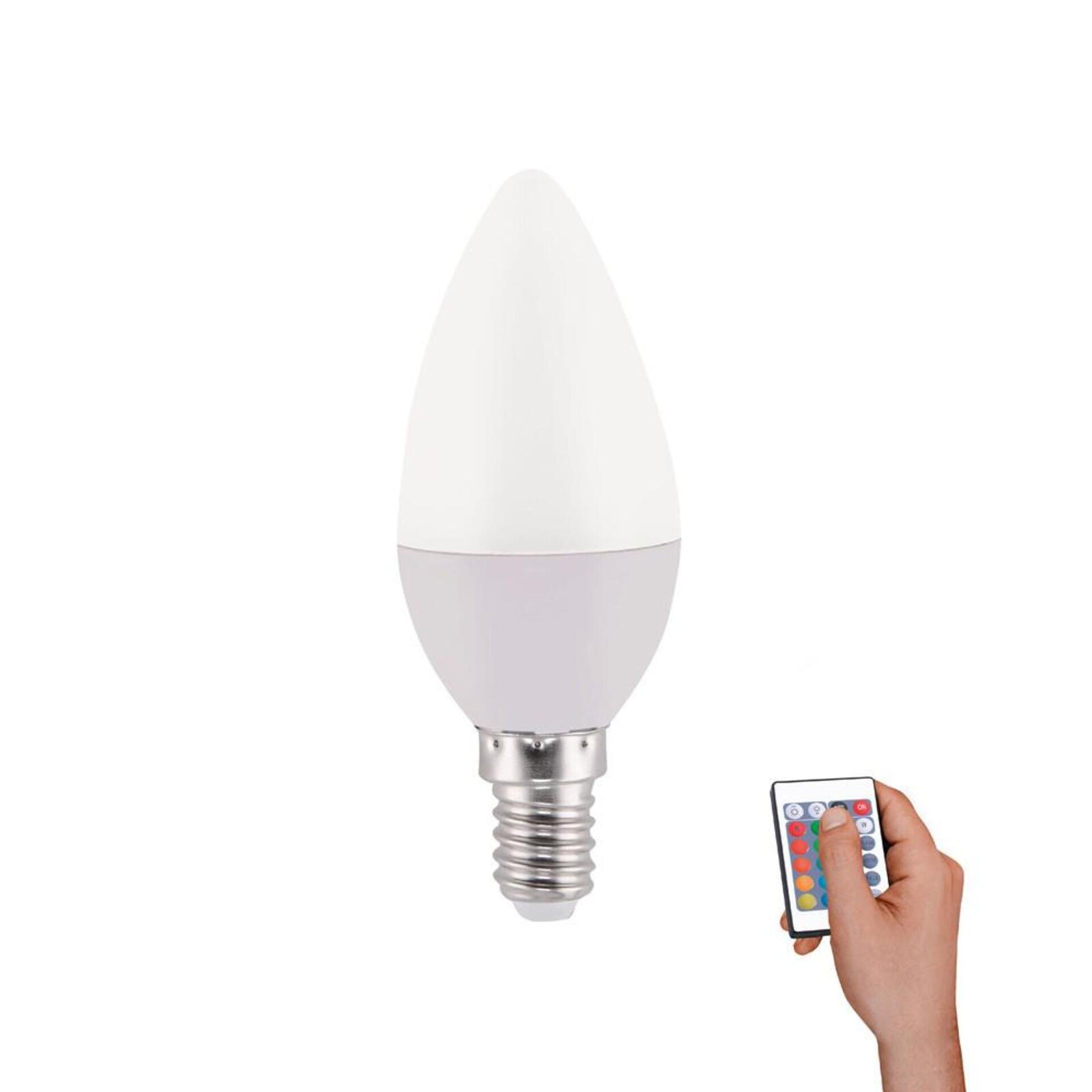 JUST LIGHT LEUCHTEN DIRECT LED žárovka svíčka, E14/4W 2700-5000K LD 08103