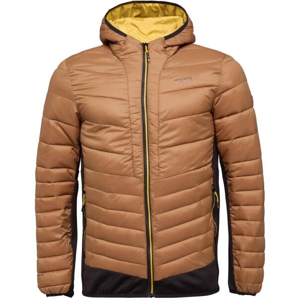 REGATTA OUTDOORS LEEDRE HYBRID Pánská bunda, hnědá, velikost