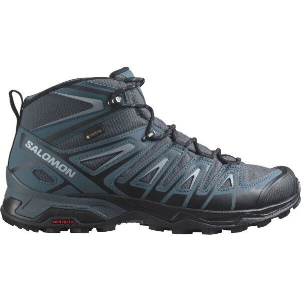 Salomon X ULTRA PIONEER MID GTX Pánská turistická obuv, tmavě modrá, velikost 42 2/3