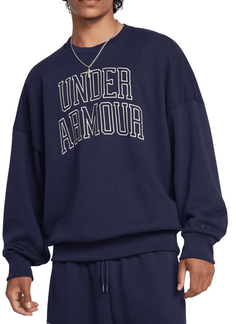 Mikina Under Armour Under Armour Icon Heavyweight Terry OS Crew