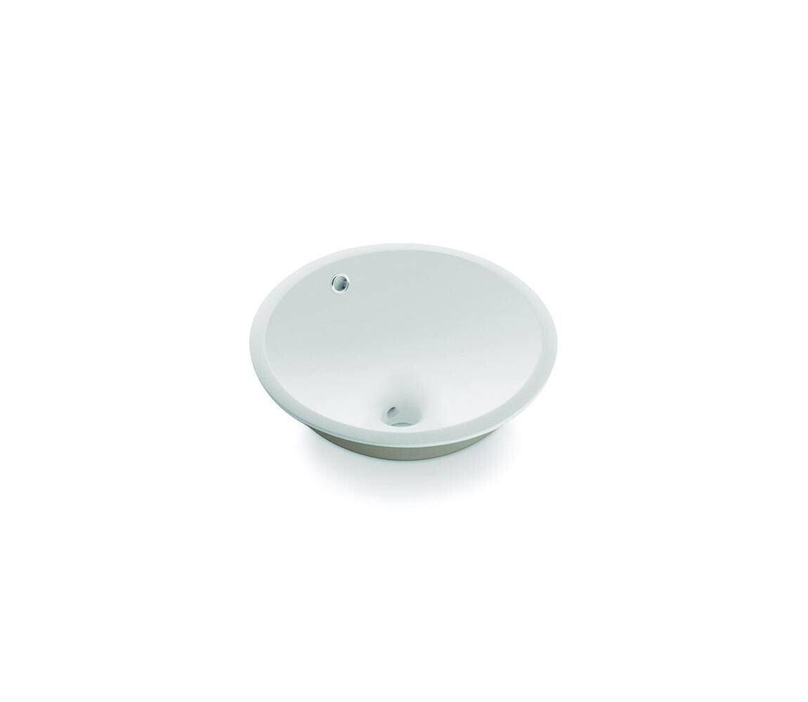 Bathco 0052 - Zápustné umyvadlo CERDENA pr. 38 cm porcelán/bílá 0052