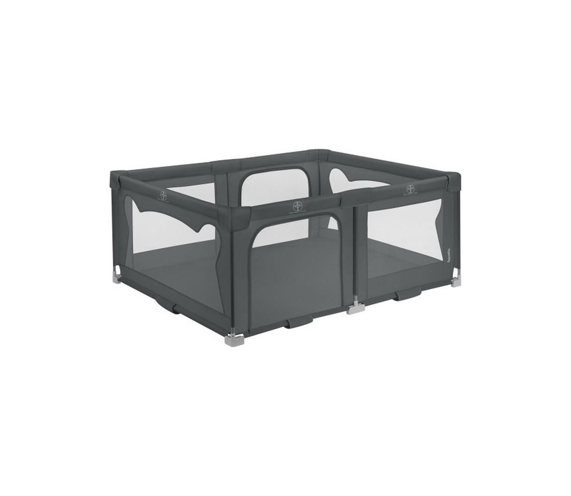 Lionelo - Hrací ohrádka FLORENCE Grey Graphite 5903771724302