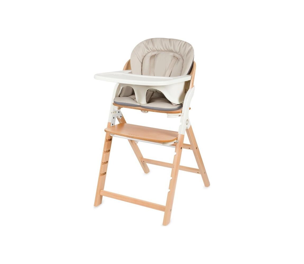 Lionelo - Dětská jídelní židle 3v1 MEGAN White Wood 5903771724319