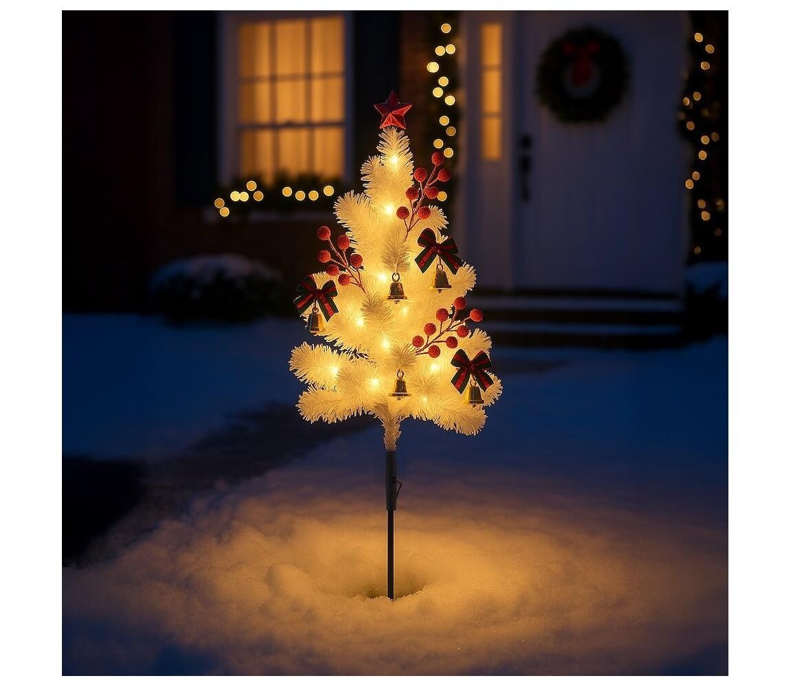 LED Vánoční dekorace LED/1W/230V 75 cm IP44 bílá ML2408