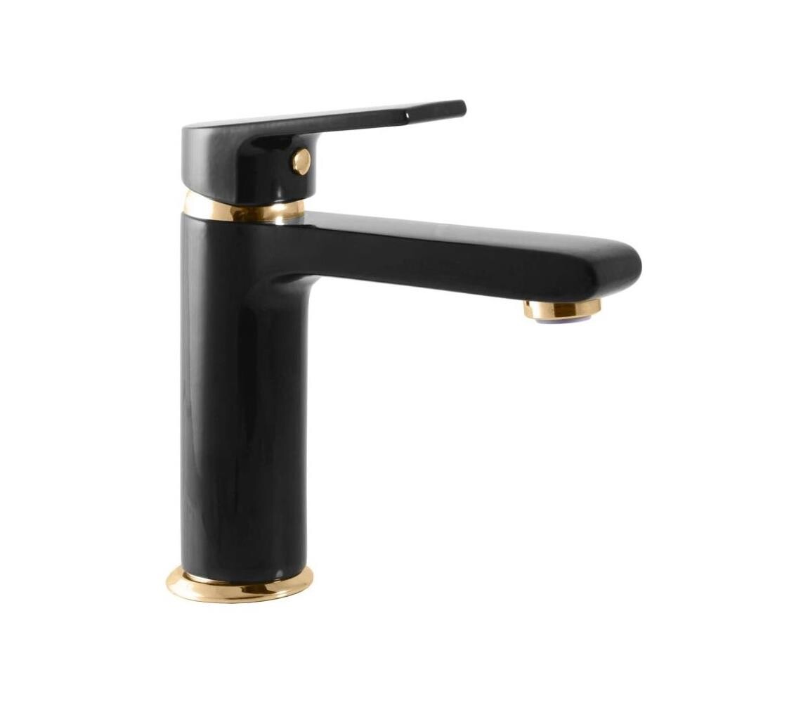 RAV Slezák CO128.0CMATZ - Umyvadlová baterie COLORADO 16,2 cm černá/zlatá CO128.0CMATZ