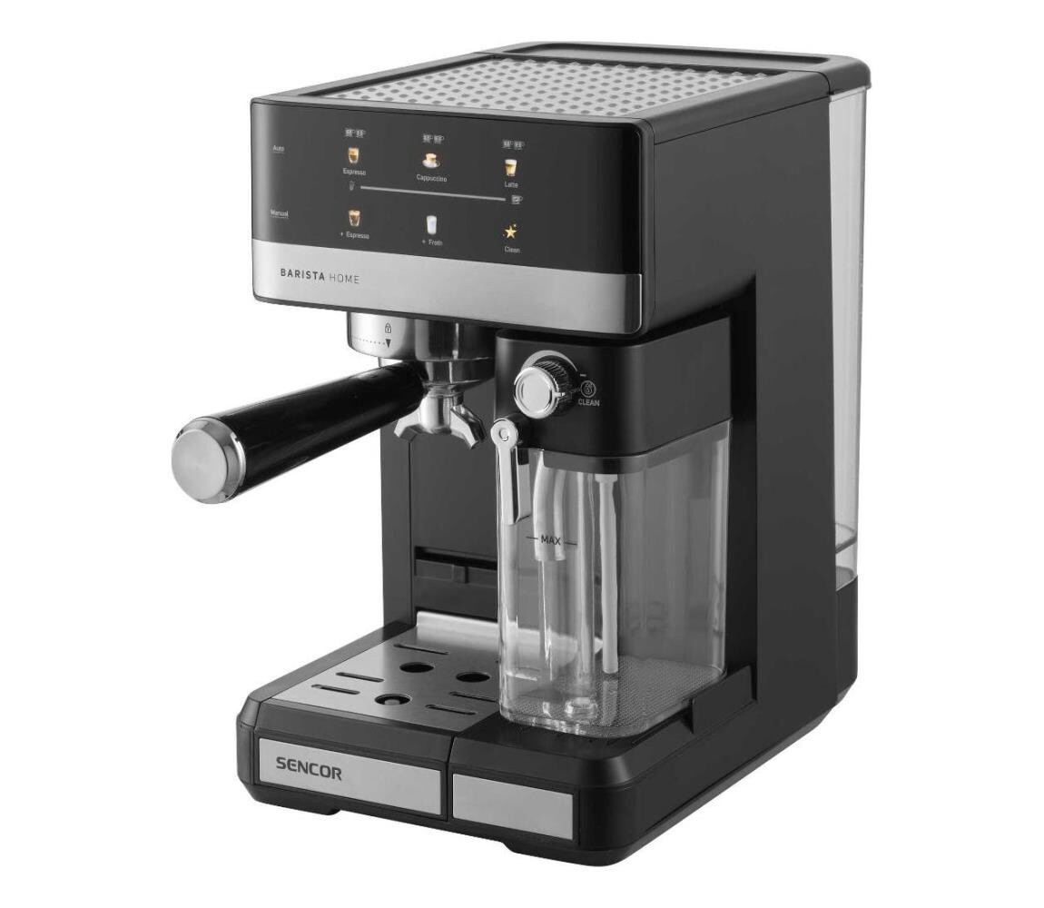 Sencor - Pákový kávovar espresso 1350W/230V černá/matný chrom 41023578
