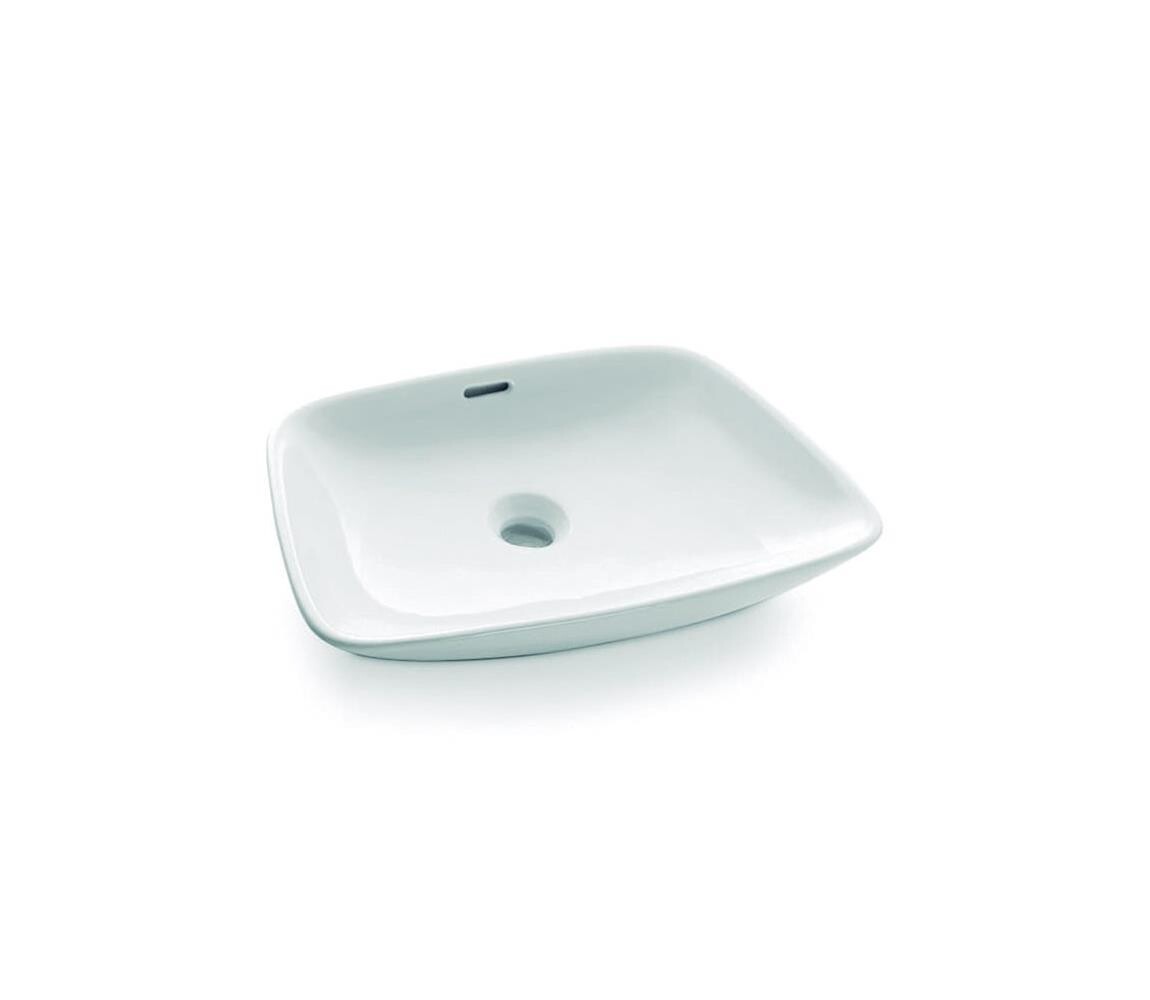Bathco 0091 - Umyvadlo na desku ANABEL 50x36 cm porcelán/bílá 0091
