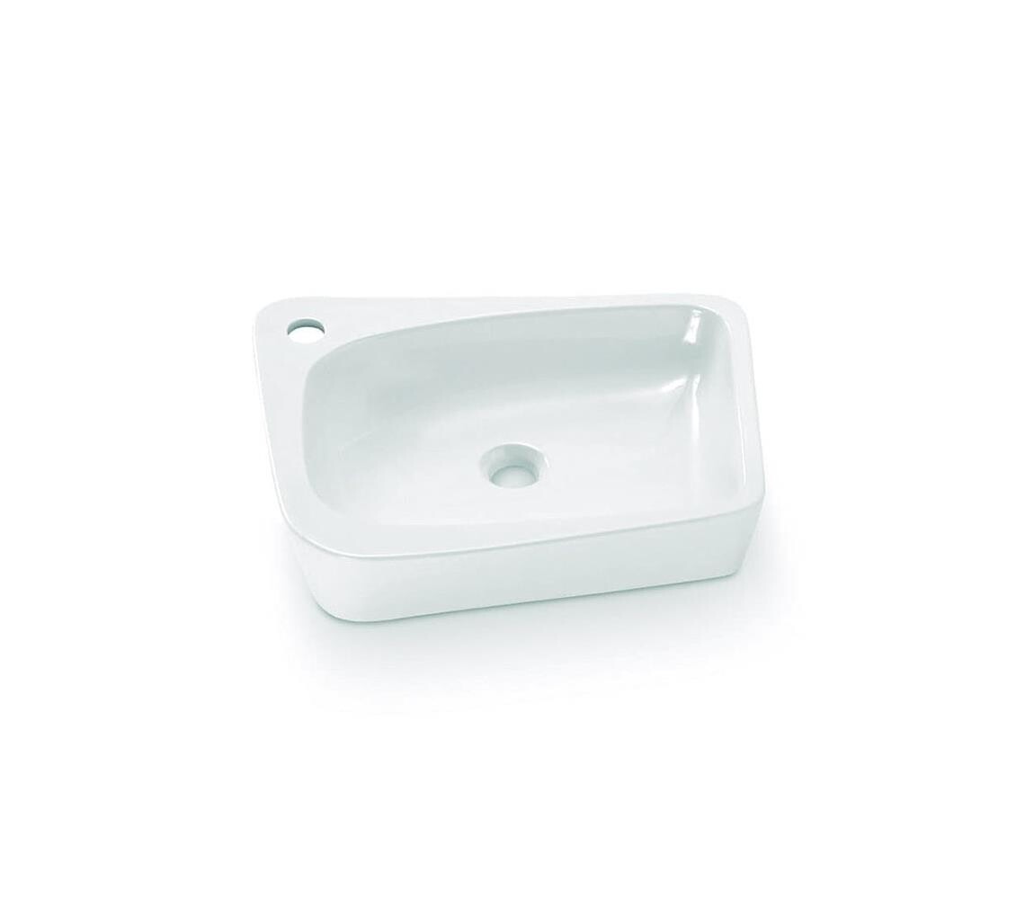 Bathco 4001 - Umyvadlo na desku ARAGON 50x40,5 cm porcelán/bílá 4001