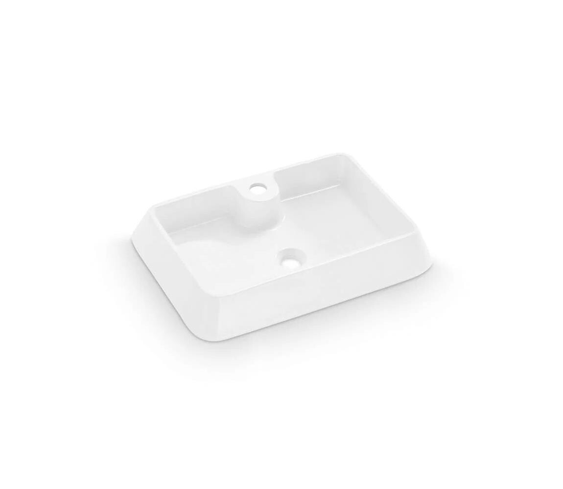 Bathco 4004 - Umyvadlo na desku GALICIA 60x40 cm porcelán/bílá 4004